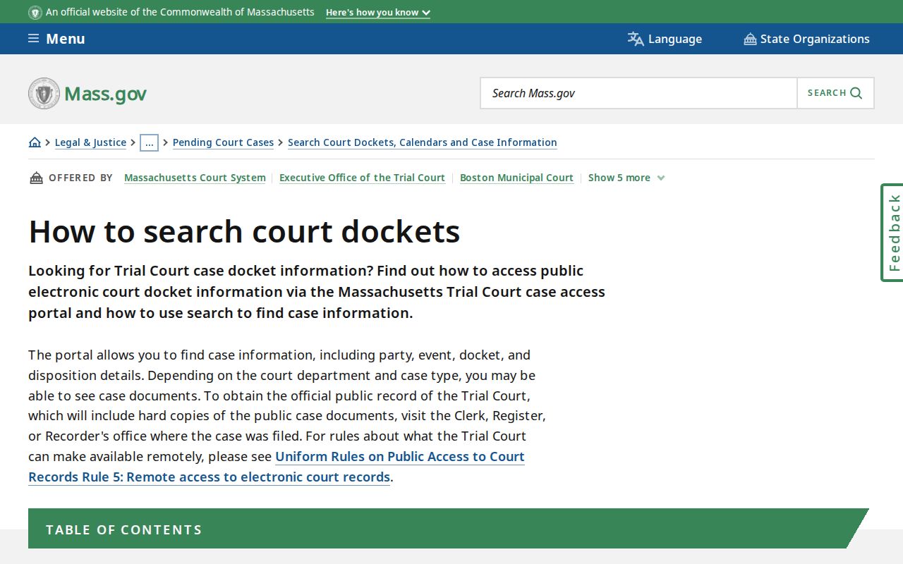 Acton residents directory Massachusetts court docket instructions